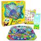 Spongebob Squarepants Pop Up Board Game - Bundle with Spongebob Board Game for Kids with Pop Up Dice Plus Tattoos, More | Spongebob Games for Birthday Party