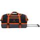 Luggage Trolley Bag Wheeled Holdall Suitcase Waterproof Rolling Duffle Bag with Wheels 26" 30" Trolley and Grab Carry with 4 Colours Options (Orange, Medium 26 Inches)