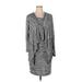 R&M Richards Casual Dress: Gray Dresses - Women's Size 14