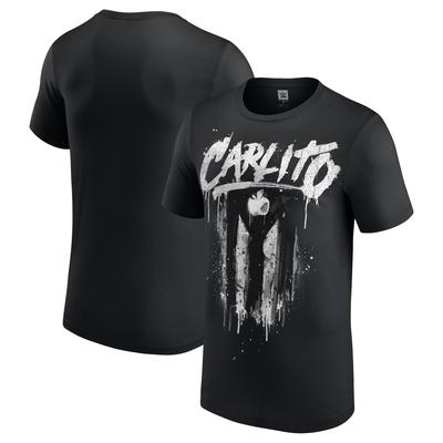 WWE Carlito Flag T-Shirt - Schwarz - Herren Image
