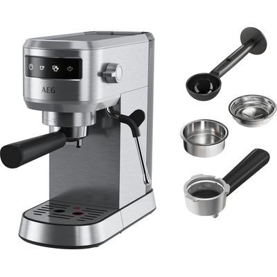 AEG Espressomaschine "Gourmet 6 EC6-1-6ST", grau (edelstahl), 1 Tasse(n), Kaffeemaschinen, Siebträger Image