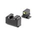 Night Fision Optics Ready Stealth Smith & Wesson Night Sight Set S&W M&P w/ RMR/507c/SRO Yellow Front Black SAW-205-311-402-YGZG