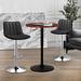 Ebern Designs Wabanaki 23.5 L x 23.5 W Dining Set Wood/Upholste/Metal in Red | 36 H x 23.5 W x 23.5 D in | Wayfair FA7D3291624747E2A990752B49190E4D