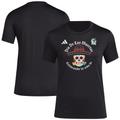 Women's adidas Black Mexico National Team Día De Los Muertos Sugar Skull Sombrero T-Shirt