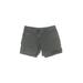 CALVIN KLEIN JEANS Denim Shorts - Low Rise: Gray Bottoms - Women's Size 6 - Stonewash