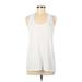 Under Armour Active Tank Top: White Activewear - Women's Size Medium