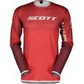 Scott Podium Pro Rot/Grau Motocross Jersey, grau-rot, Größe 2XL