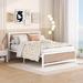 Queen Size Wood Platform Bed Frame with Headboard and Footboard