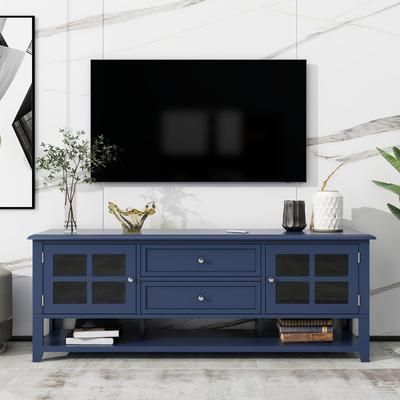 Modern Entertainment Center with Multifunctional Storage Space