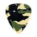 Exotic Plectrums - Celluloid Woodland Camouflage Guitar Or Bass Pick - 0.96 mm Heavy Gauge - 351 Shape - 24 Pack