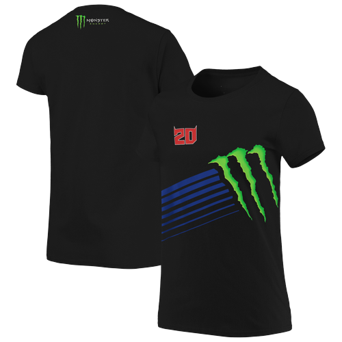 Monster Energy Yamaha 2023 Team Fabio Quartararo 20 T-Shirt – Schwarz – Damen