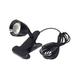 LED Clip On Reading Lamp USB Book Light Laptop PC Notebook Lighting Portable Desk Reading Lamp (Black White Light)