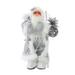 30cm Christmas Sequined Santa Claus Figurine Doll Standing Snowman Statue Decor