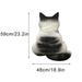 Silk Travel Pillowcase Stereo Back Lovers Cats View Gift Cats 3d Cats Girl Cushion Back Gifts For Cats Printing Doll Case Decorative Pillows for Bed