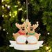 Christmas Savings! Dvkptbk Personalized Elk Family Sleigh Christmas Tree Decoration Christmas Souvenirs