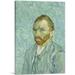ARTCANVAS Vincent van Gogh Self-Portrait 1889 Canvas Art Print by Vincent Van Gogh - Size: 26 x 18 (0.75 Deep)