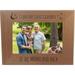 i love my great grandpa to the moon and back - engraved natural alder wood hanging/tabletop picture memory family memorial photo real wooden frame