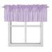 Sheer valance voile Lilac solid color light filtering rod pocket window curtain 55 wide X 18 length for bedroom window kitchen dÃ©cor S18