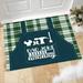 Best Dad Ever Welcome Doormat Winter Holidays Indoor Outdoor Entrance Floor Mat Home Front Porch Rugs Christmas Housewarming Greetings Decoration Gift Ideas(A071 L)