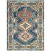 Mayberry Rug 7 ft. 8 in. x 9 ft. 8 in. Oxford Sahara Area Rug Blue