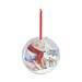 FFENYAN Christmas Tree Ornament Delicate Iron Art Christmas Pendant Merry Christmas Tree Hanging Pendant Decor MultiColor