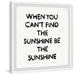 Marmont Hill Inc. Be the Sunshine Framed Painting Print 32 x 32
