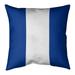 ArtVerse Buffalo Buffalo Football Stripes Pillow (w/Rmv Insert)-Spun Poly 26 x 26 Large