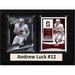 C & I Collectables 6 x 8 in. Andrew Luck NCAA Stanford Cardinal Two Card Plaque