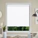 Blackout Roller Shades Cordless Roller Window Blinds with Thermal Insulated for Office Living Room Bedroom Kitchen Easy Installation--Blackout White+25 W x 175 H