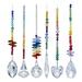 Pendant Sun Home Chakra Color Off for Crystal Hanging Rainbow 6PCS Glass Catcher Hangs