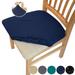 KBOOK Waterproof Seat Covers for Dining Room Stretch Jacquard Chair Slipcover Deep Blue 4Pcs