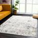 Abani Dunes Collection Grey Brown 8 x 10 Distressed Antique Contemporary Area Rug
