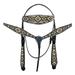 88BH HILASON Western Horse Leather Headstall & Breast Collar Tack Set