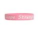 CFXNMZGR Bracelets for Women Cancer Awareness Pink Ribbon Silicone Bracelet Wrist Band Valentines for Her