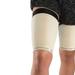 Zensah Thigh Compression Sleeve Ã¢â‚¬â€œ Hamstring Support Quad Wrap for Men and Women - Great for Running Sports Groin Pulls (Medium Beige)