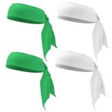 Tie Headbands for Women Men & Kids -Basketball Sports & Tennis - Athletic Headbands - Sweat Wicking Headband