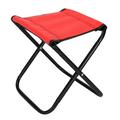 Camping Stool Folding Samll Chair Portable Camp Stool for Camping Fishing Hiking Gardening and Beach Camping Seat with Carry Bag red