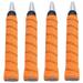 Super Long Breathable Racket Overgrip Super Absorbent Skid Resist Absorb Sweat Grip Tape Handles Protection for Tennis Badminton Racquetball Squash Baseballï¼ŒOrange