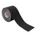 Kinesiology Tape Original Cotton Elastic Premium Athletic Tape Hypoallergenic and Waterproof Tape for Muscle Pain Relief and Joint Support black