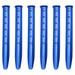 6 Pieces Plastic Tent Stakes Heavy Duty Beach Tent Pegs Canopy Stakes Spike Hook Awning Camping Caravan Pegs for Camping Outdoor Sand Beach Garden Lawn Stakesï¼Œblue