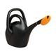 HElectQRIN Easy Pour Watering Can 2.6 Gallon Black (20-47287CP)