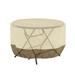 Patio Furniture Covers Round Waterproof Ottoman/Coffee Table Cover Outdoor Table Cover (36 DIAx23 H) Beige Coffee