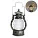 TRINGKY Battery Operated Vintage Hurricane Lantern LED Lantern with Dimmer Switch ABS Material Hanging Lantern for Outdoor Patio