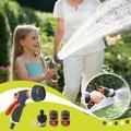 Augper 8 Patterns Water Nozzle Head - Hose Sprayer Garden Spray Auto Car Washing home Auto Car Washing Gardening Tools & Equipment