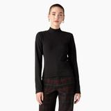 Dickies Women's Marysville High Neck T-Shirt - Black Size XL (FLR23)
