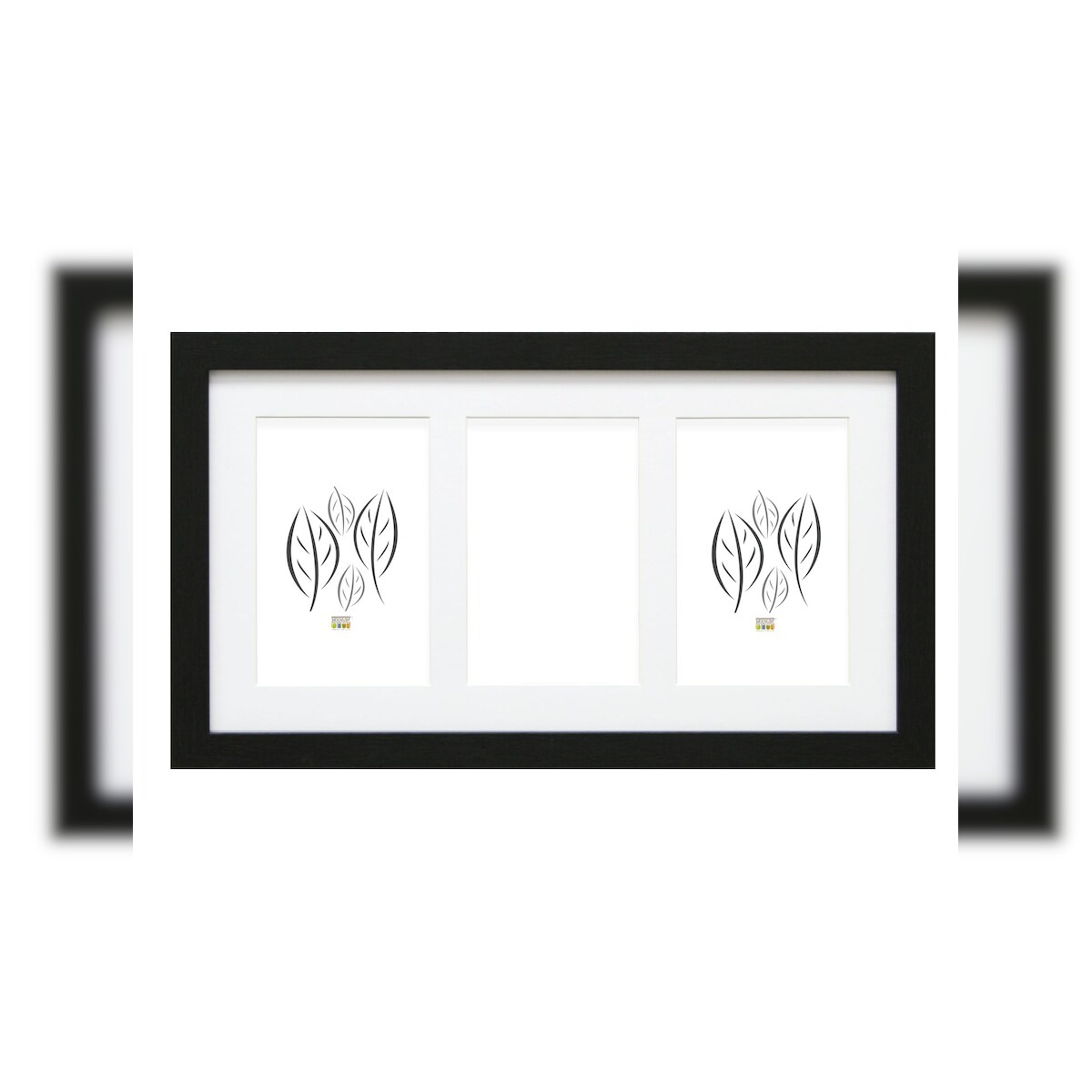 Deknudt S66KA3 Schwarz Multi-Bilderrahmen Image