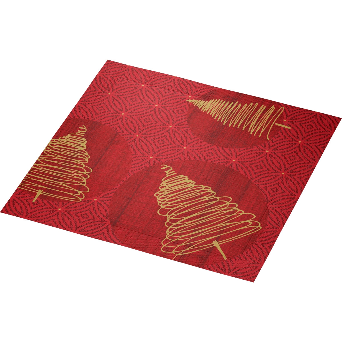 DUNI Klassik Serviette 40x40cm 1/4F. Elegant Trees Image