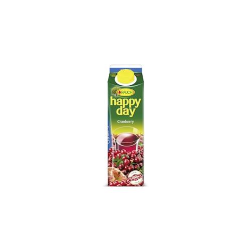 Happy Day Fruchtsaftgetränk Cranberry mind. 30 % Fruchtgehalt Tetra Pack 6 x 1 l (6 l)