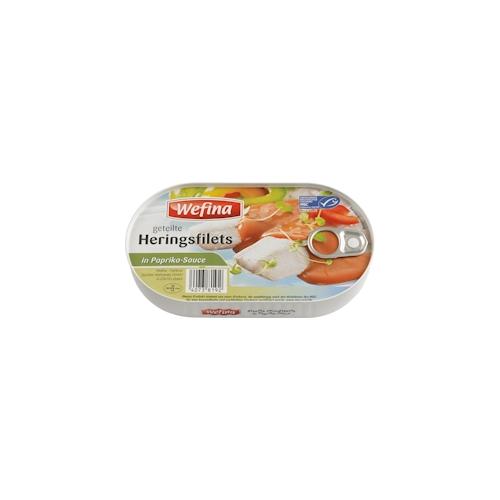 Wefina Heringsfilet Geteilt In Paprikasauce (200 g)