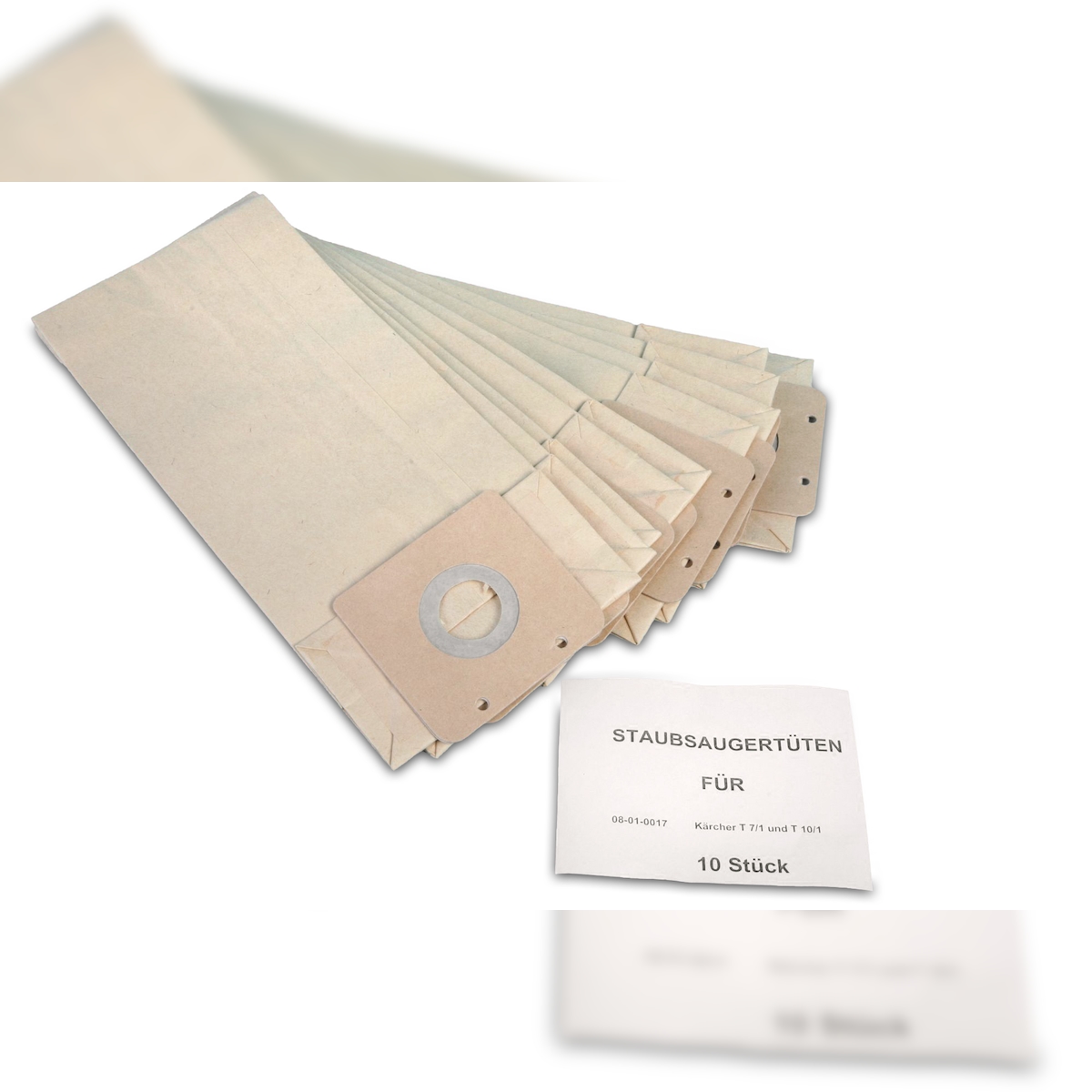 10 Staubsaugerbeutel passend für Kärcher T7/1, T9/1, T10/1 - Made in Germany Image